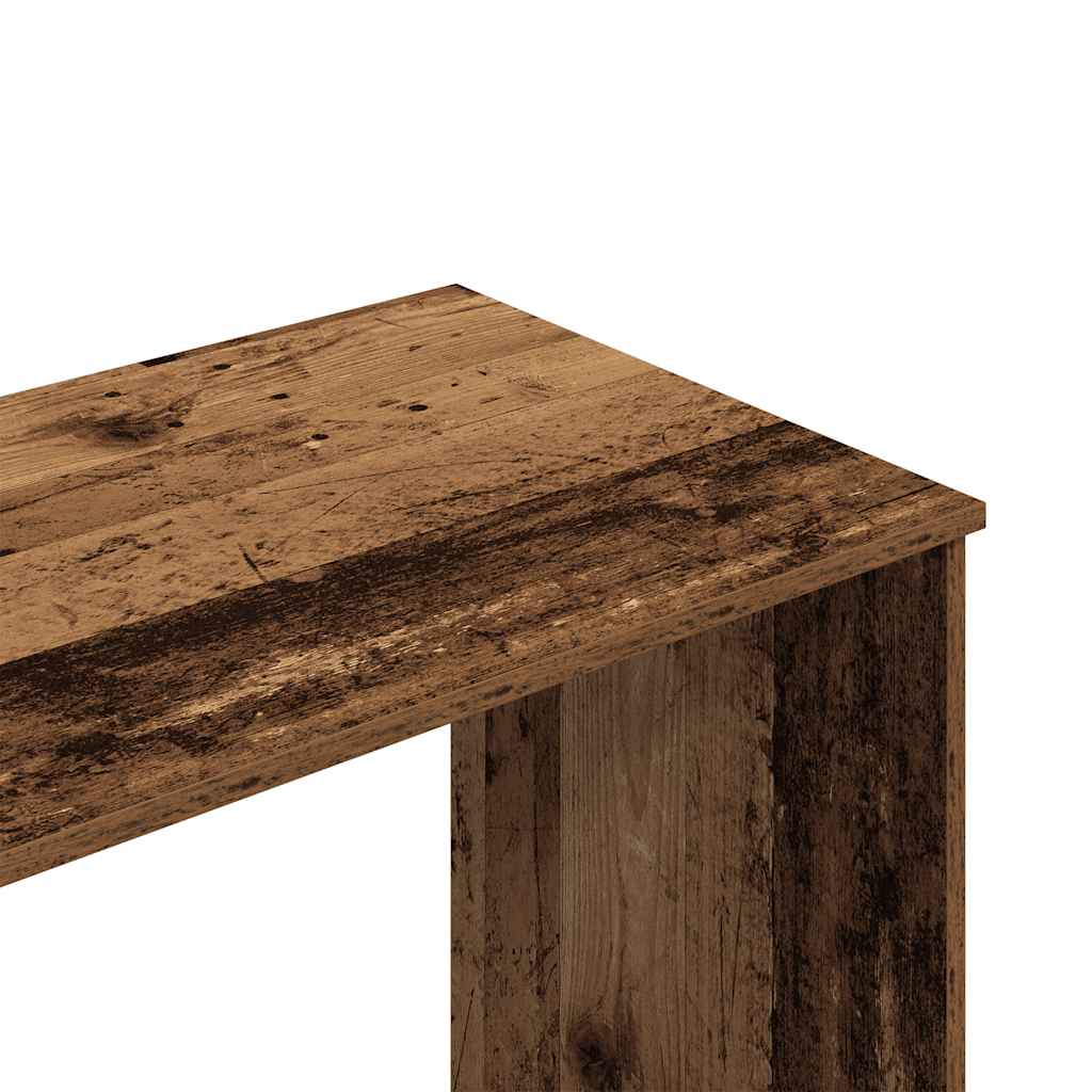 Scrivania Legno Antico 102x76x50 cm in Legno Multistrato