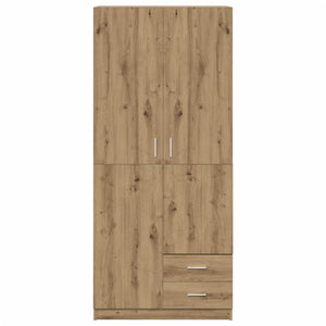 Armadio Rovere Artigianale 80x52x180 cm in Legno Multistrato
