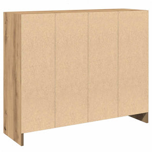 vidaXL Credenza Rovere Artigianale 91x28x75 cm in Legno Multistrato
