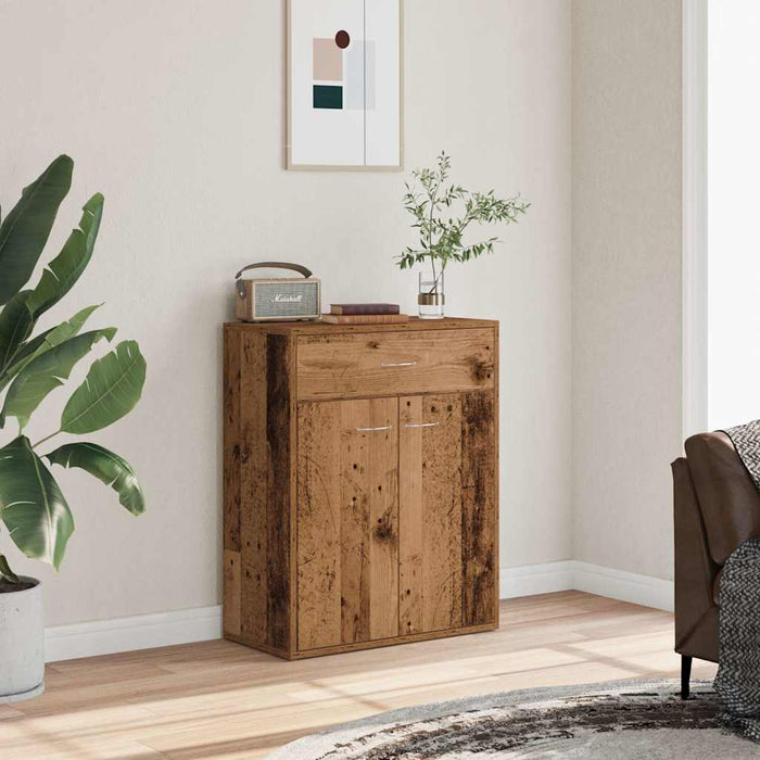 vidaXL Credenza Legno Antico 60x30x75 cm in Legno Multistrato