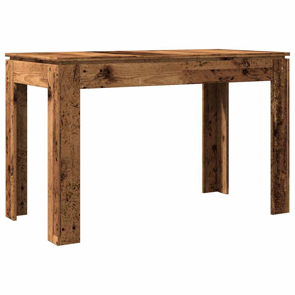 Tavolo da Pranzo Legno Antico 120x60x76 cm in Truciolato