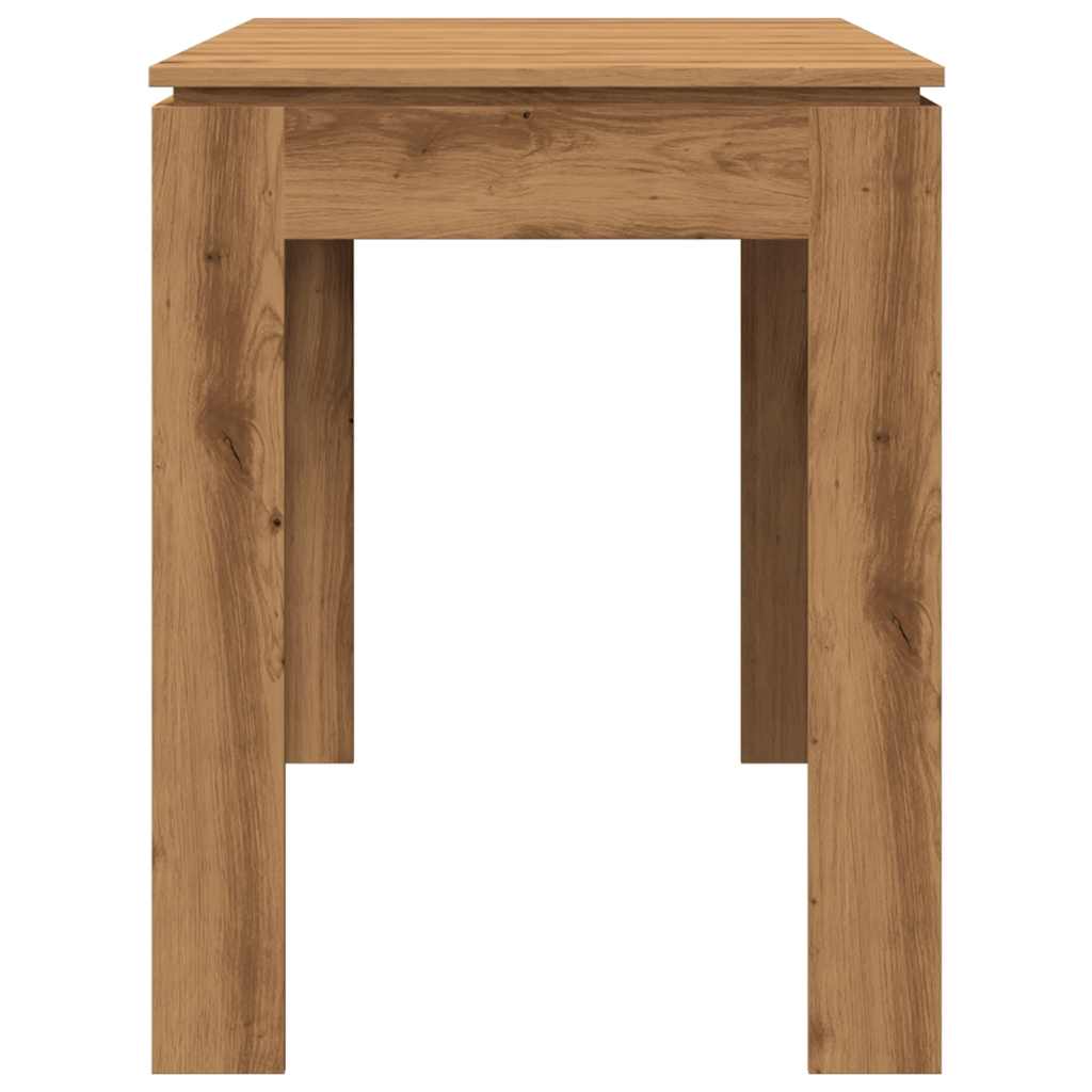 Tavolo da Pranzo Rovere Artigianale 120x60x76 cm in Truciolato