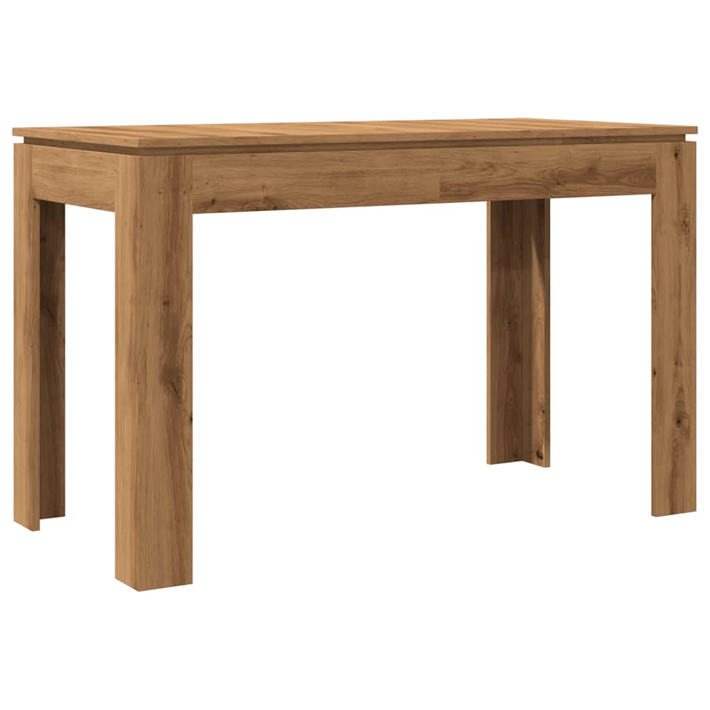 Tavolo da Pranzo Rovere Artigianale 120x60x76 cm in Truciolato