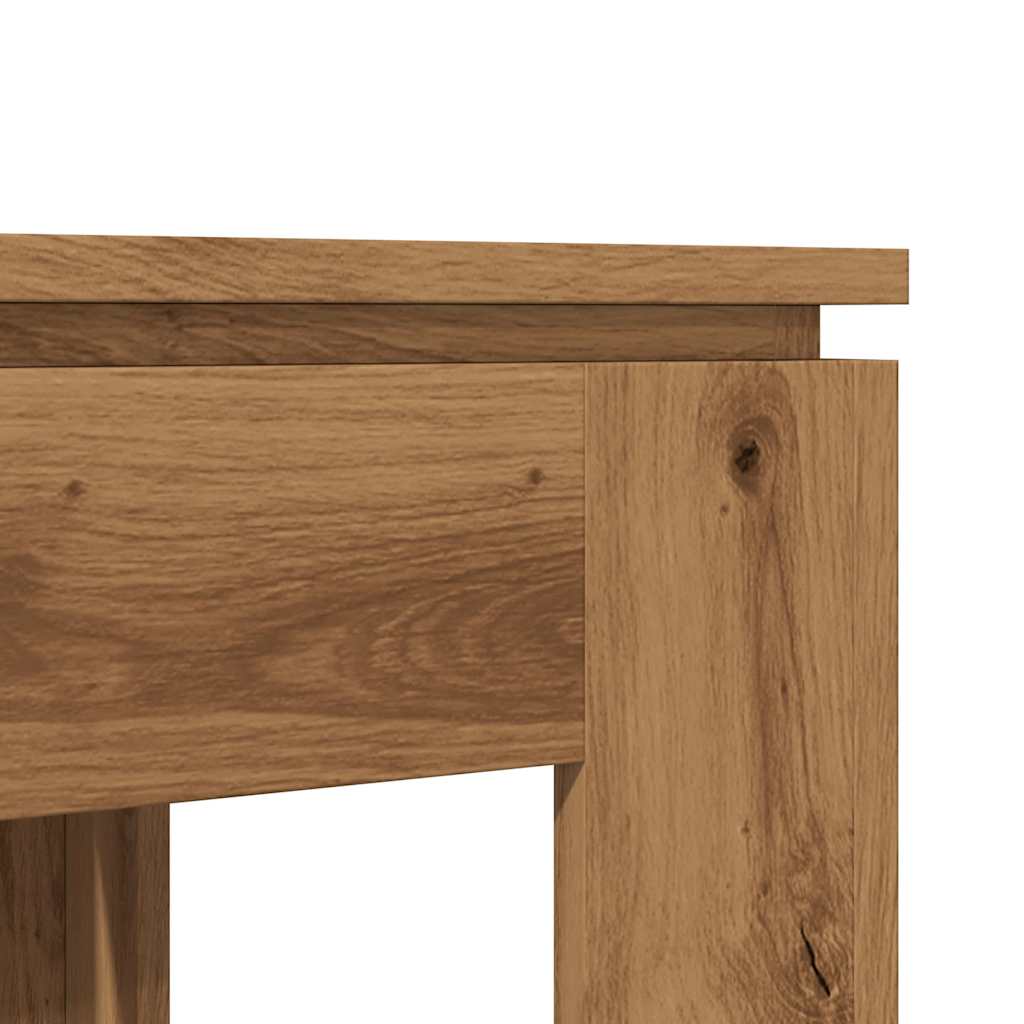 Tavolo da Pranzo Rovere Artigianale 120x60x76 cm in Truciolato
