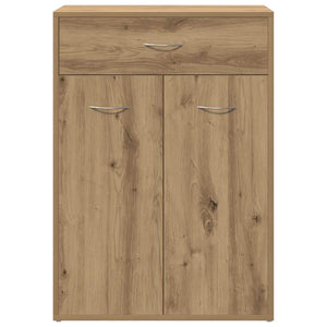 vidaXL Scarpiera Rovere Artigianale 60x35x84 cm in Legno Multistrato