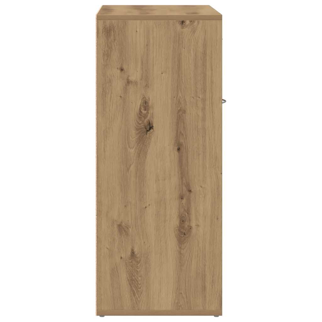 vidaXL Scarpiera Rovere Artigianale 60x35x84 cm in Legno Multistrato