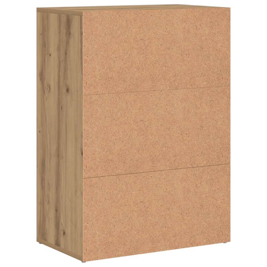 vidaXL Scarpiera Rovere Artigianale 60x35x84 cm in Legno Multistrato