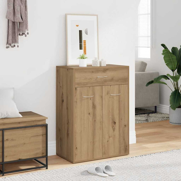 vidaXL Scarpiera Rovere Artigianale 60x35x84 cm in Legno Multistrato