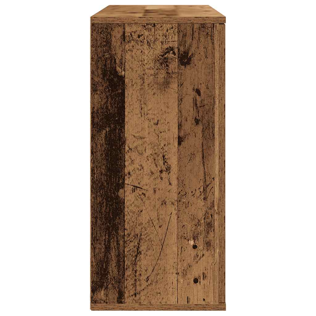 vidaXL Credenza Legno Antico 90x29,5x65 cm in Legno Multistrato