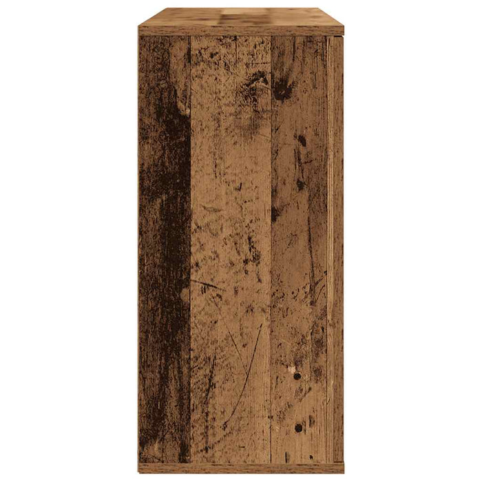 vidaXL Credenza Legno Antico 90x29,5x65 cm in Legno Multistrato