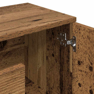 vidaXL Credenza Legno Antico 90x29,5x65 cm in Legno Multistrato