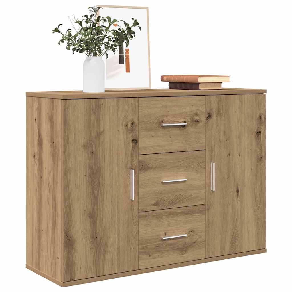 Credenza-Buffet-Armadio da cucina Rovere Artigianale 90x29,5x65 cm in Legno Multistrato