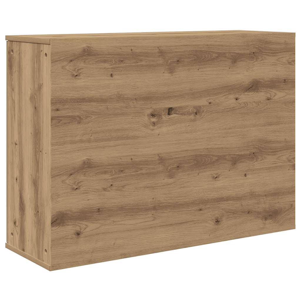 vidaXL Credenza Rovere Artigianale 90x29,5x65 cm in Legno Multistrato