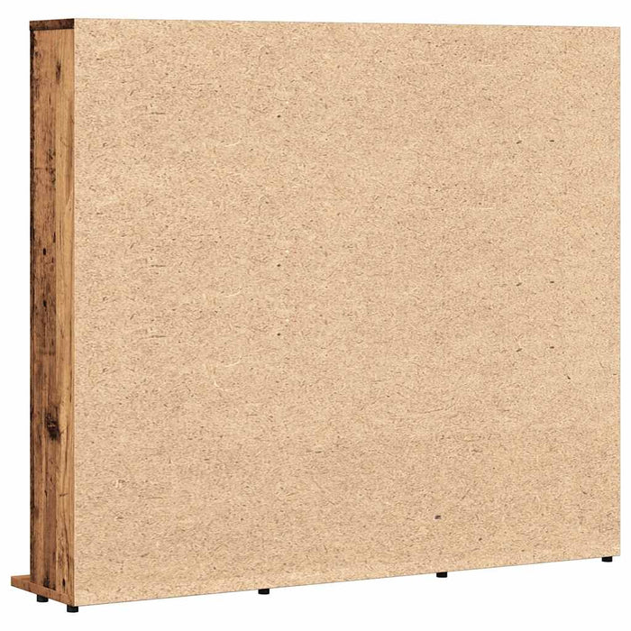 Mobile Porta CD Legno Antico 50x33x117,5 cm Legno Multistrato 856000