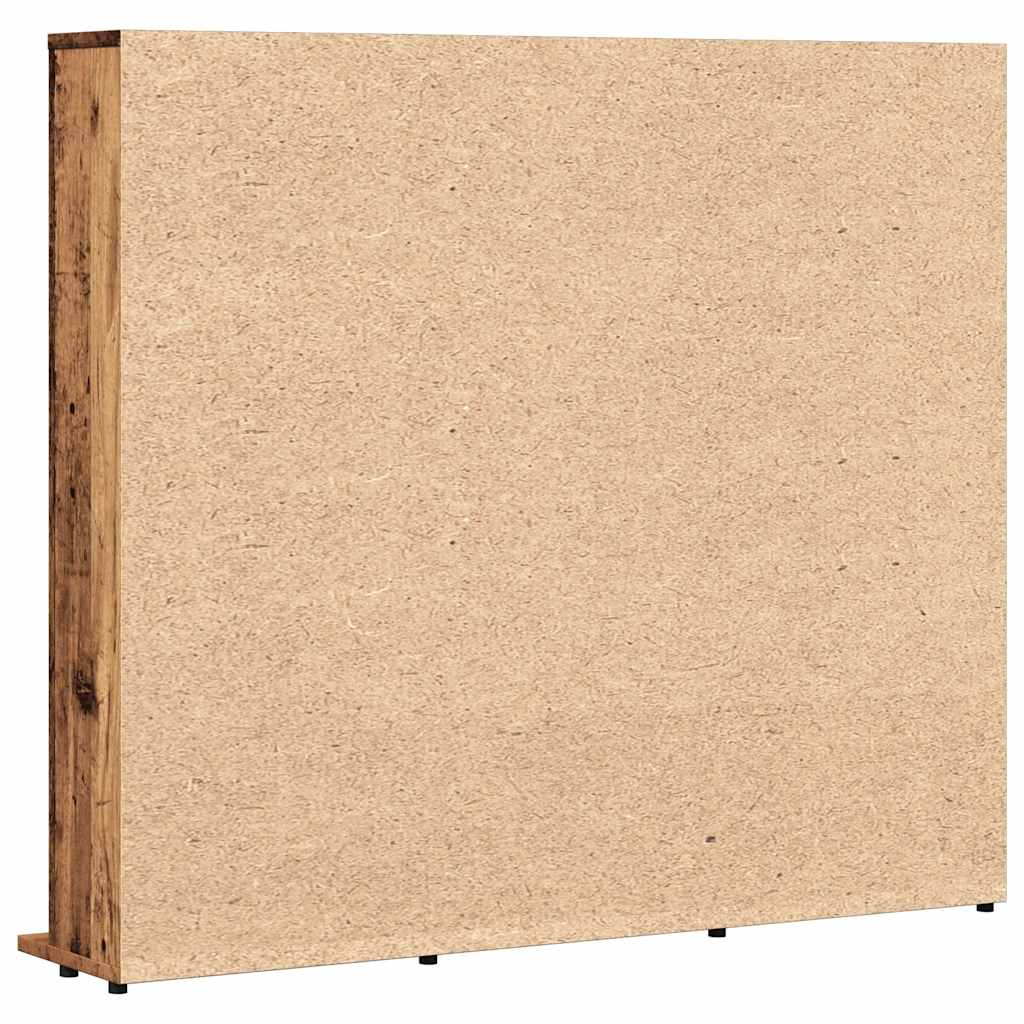 Mobile Porta CD Legno Antico 50x33x117,5 cm Legno Multistrato 856000