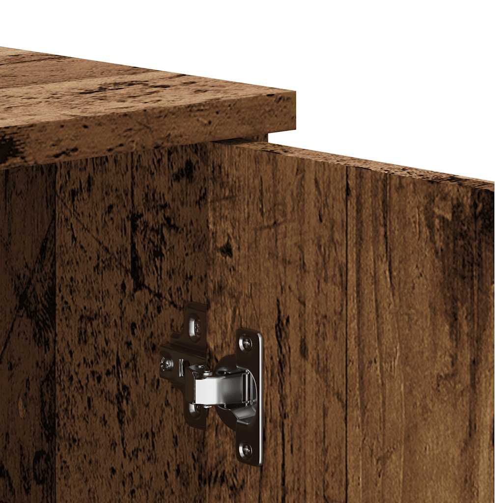 Credenza Legno Antico 80x36x75 cm in Truciolato 856006