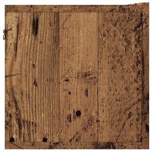 Mobile TV a Parete-Mobile TV a Muro Legno Antico 80x30x30 cm in Truciolato