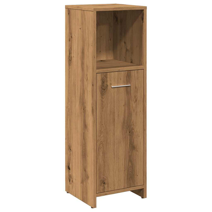 Armadietto Bagno Artigianale 30x30x95 cm in Legno Multistrato 856034
