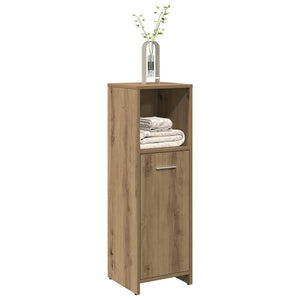 Armadietto Bagno Artigianale 30x30x95 cm in Legno Multistrato 856034