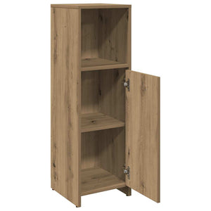 Armadietto Bagno Artigianale 30x30x95 cm in Legno Multistrato 856034