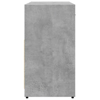 Mobile Lavabo Bagno Grigio Cemento 60x33x60cm Legno Multistrato 856038