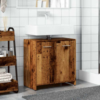 Mobile Lavabo Bagno Legno Antico 60x33x60 cm Legno Multistrato