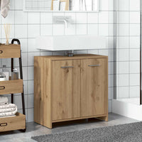 vidaXL Mobile Lavabo Bagno Rovere Artigianale Legno Multistrato