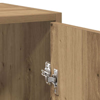 Mobile da Bagno con Specchio-Armadietto a Specchio da Bagno Rovere Artigianale Truciolato 347703