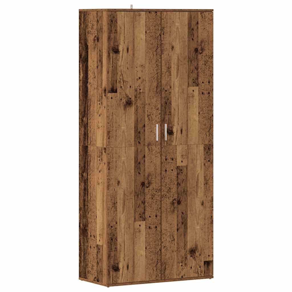 Scarpiera Legno Antico 80x39x178 cm in Truciolato 856044