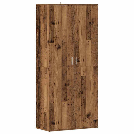 Scarpiera Legno Antico 80x39x178 cm in Truciolato 856044