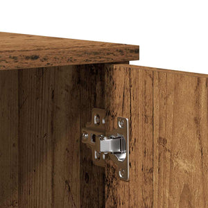 Scarpiera Legno Antico 80x39x178 cm in Truciolato 856044