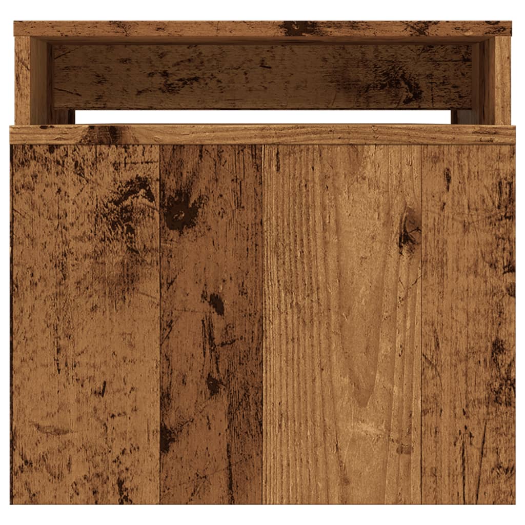 vidaXL Tavolino da Salotto Legno Vecchio 100x48x40 cm in Truciolato