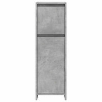 Mobile da Bagno Grigio Cemento 30x30x95 cm in Legno Multistrato 856060