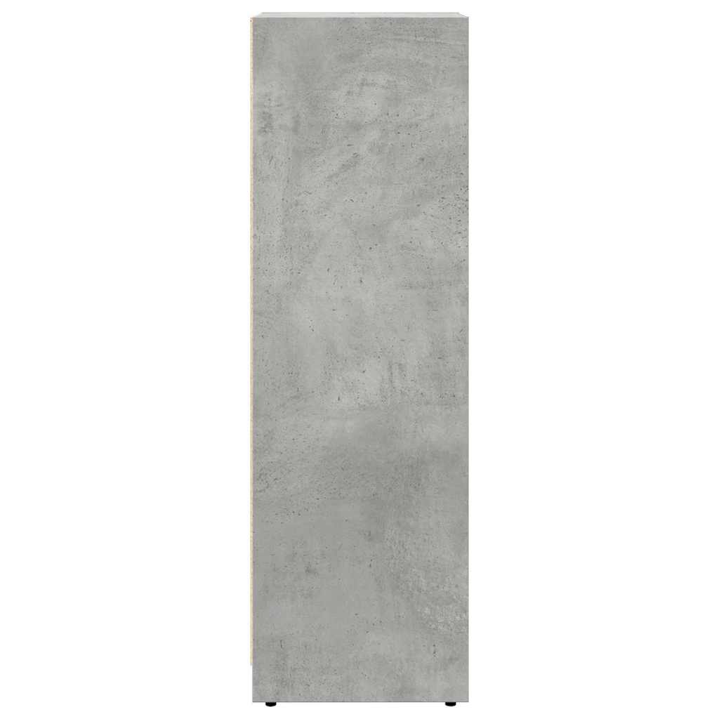 Mobile da Bagno Grigio Cemento 30x30x95 cm in Legno Multistrato 856060