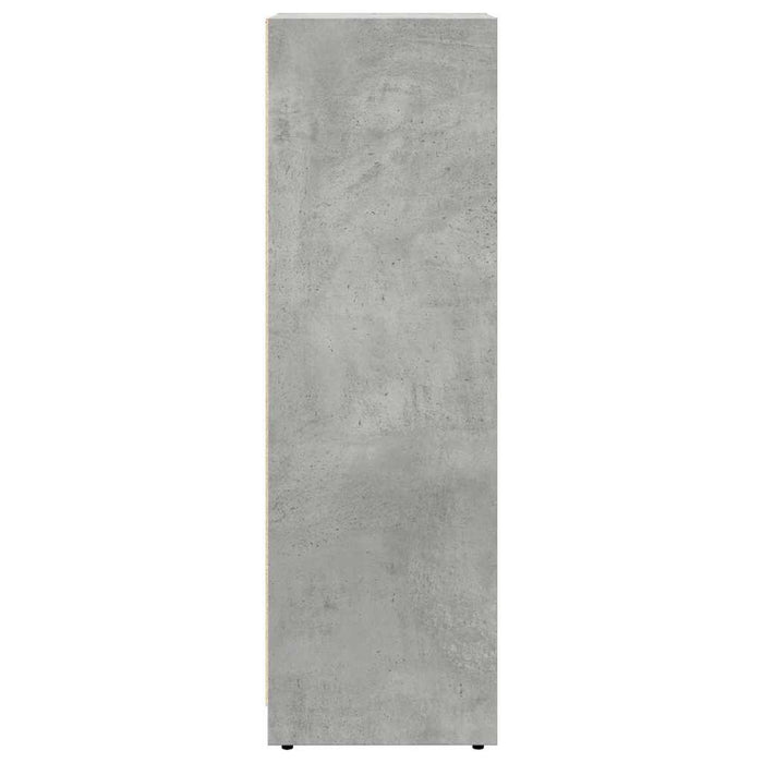 Mobile da Bagno Grigio Cemento 30x30x95 cm in Legno Multistrato 856060