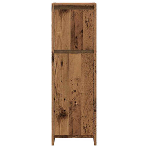Mobile da Bagno Legno Antico 30x30x95 cm in Legno Multistrato 856061