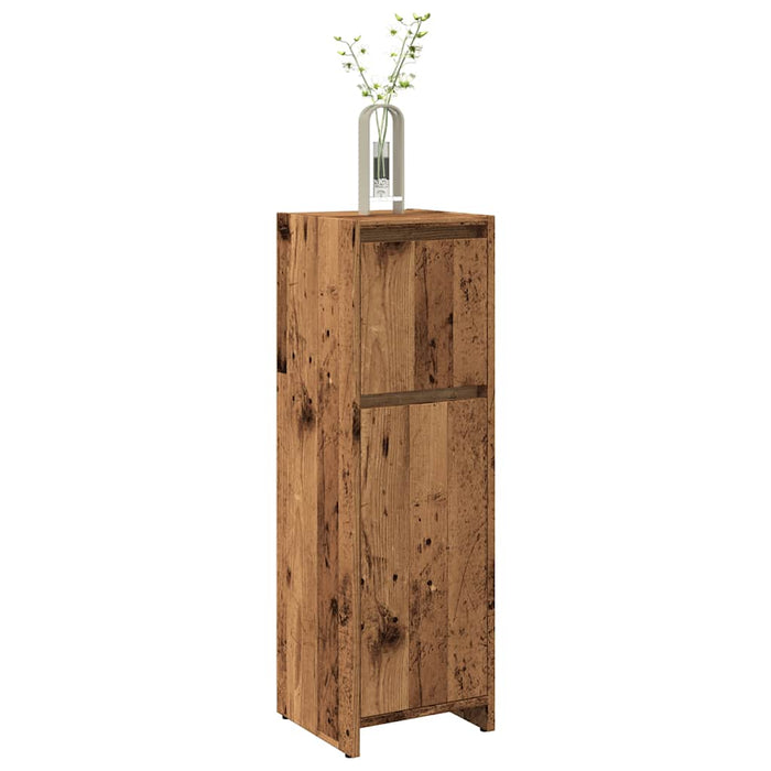 Mobile da Bagno Legno Antico 30x30x95 cm in Legno Multistrato 856061