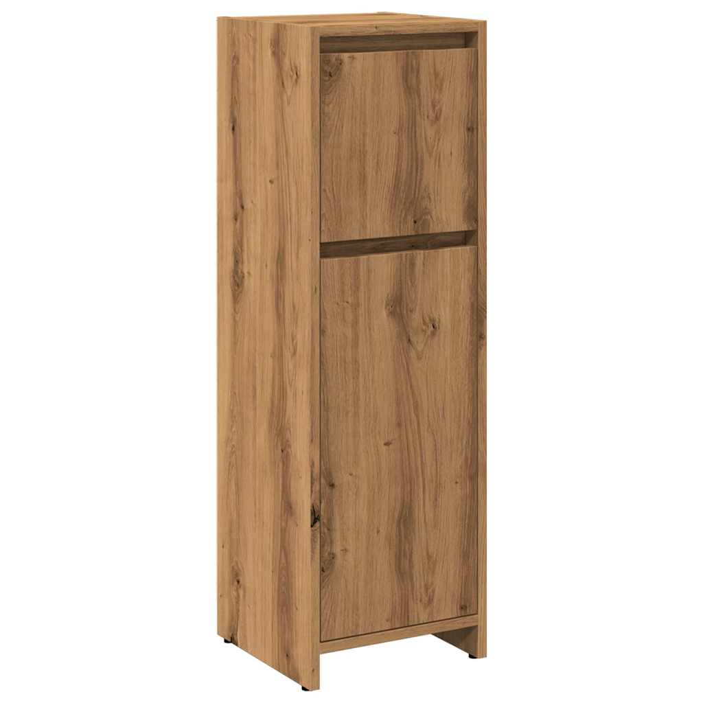 Armadietto Bagno Artigianale 30x30x95 cm in Legno Multistrato 856062