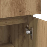 vidaXL Armadietto Bagno Artigianale 30x30x95 cm in Legno Multistrato