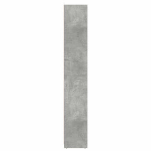 Mobile da Bagno Grigio Cemento 30x30x183,5 cm Legno Multistrato 856063