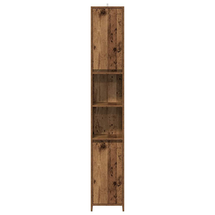 Mobile da Bagno Legno Antico 30x30x183,5 cm in Truciolato 856064