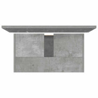 Set Mobili da Bagno 2 pz Grigio Cemento in Legno Multistrato