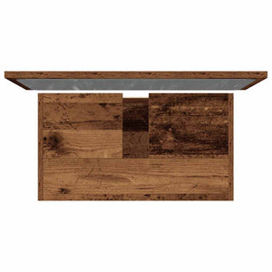 Set Mobili da Bagno 2 pz Legno Antico in Legno Multistrato 856067