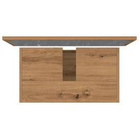 Set Mobili da Bagno 2 pz Rovere Artigianale Legno Multistrato 856068