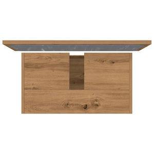 Set Mobili da Bagno 2 pz Rovere Artigianale Legno Multistrato 856068