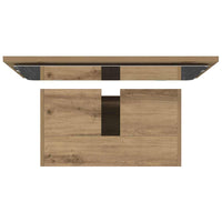 vidaXL Set Mobili da Bagno 2 pz Rovere Artigianale Legno Multistrato