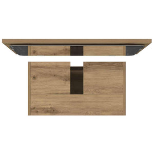 vidaXL Set Mobili da Bagno 2 pz Rovere Artigianale Legno Multistrato