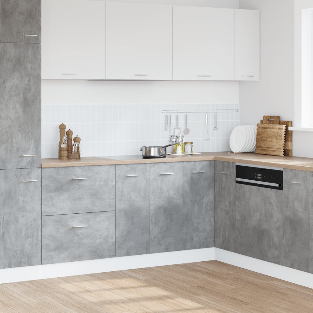 Armadio Inferiore Grigio Cemento 60x46x81,5cm Legno Multistrato 856073