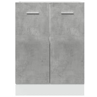 Armadio Inferiore Grigio Cemento 60x46x81,5cm Legno Multistrato 856073
