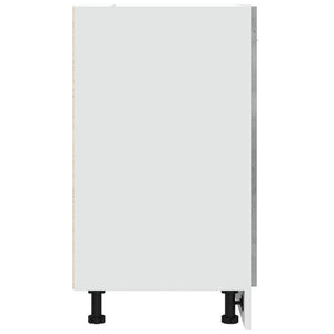 Armadio Inferiore Grigio Cemento 60x46x81,5cm Legno Multistrato 856073